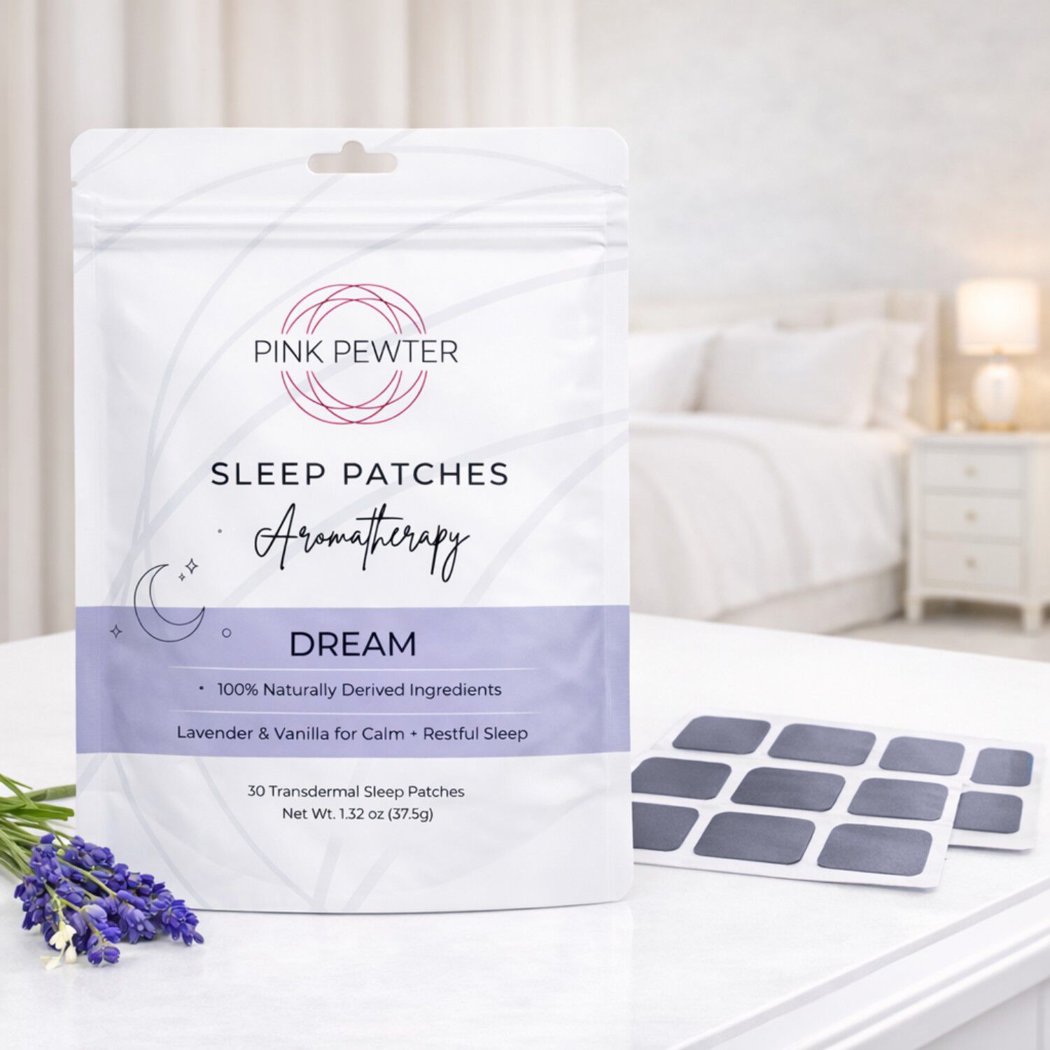 Natural Sleep Patch w/ Lavender Vanilla + Botanicals (30pc)