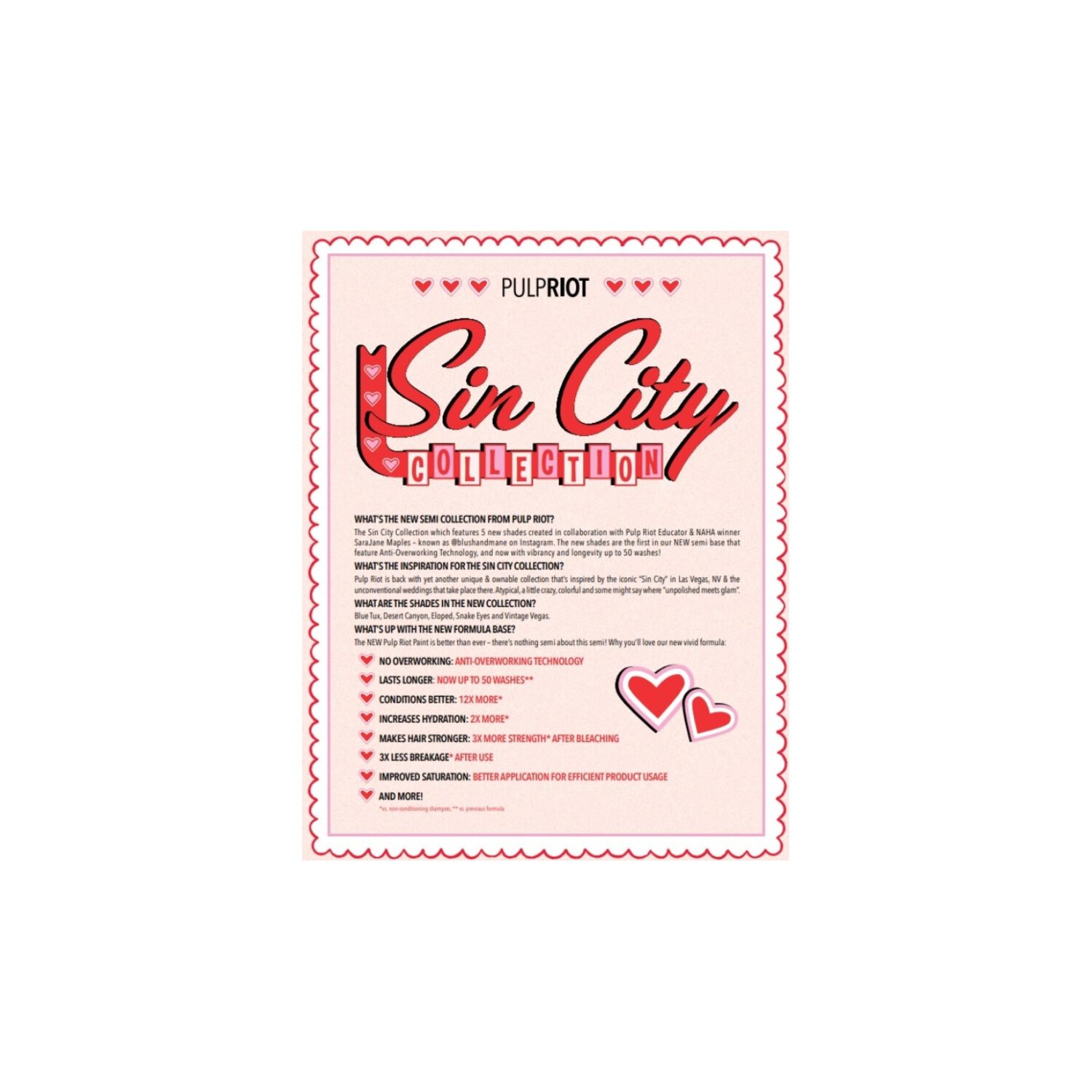 Sin City Semi-Perm FAQ Sheet
