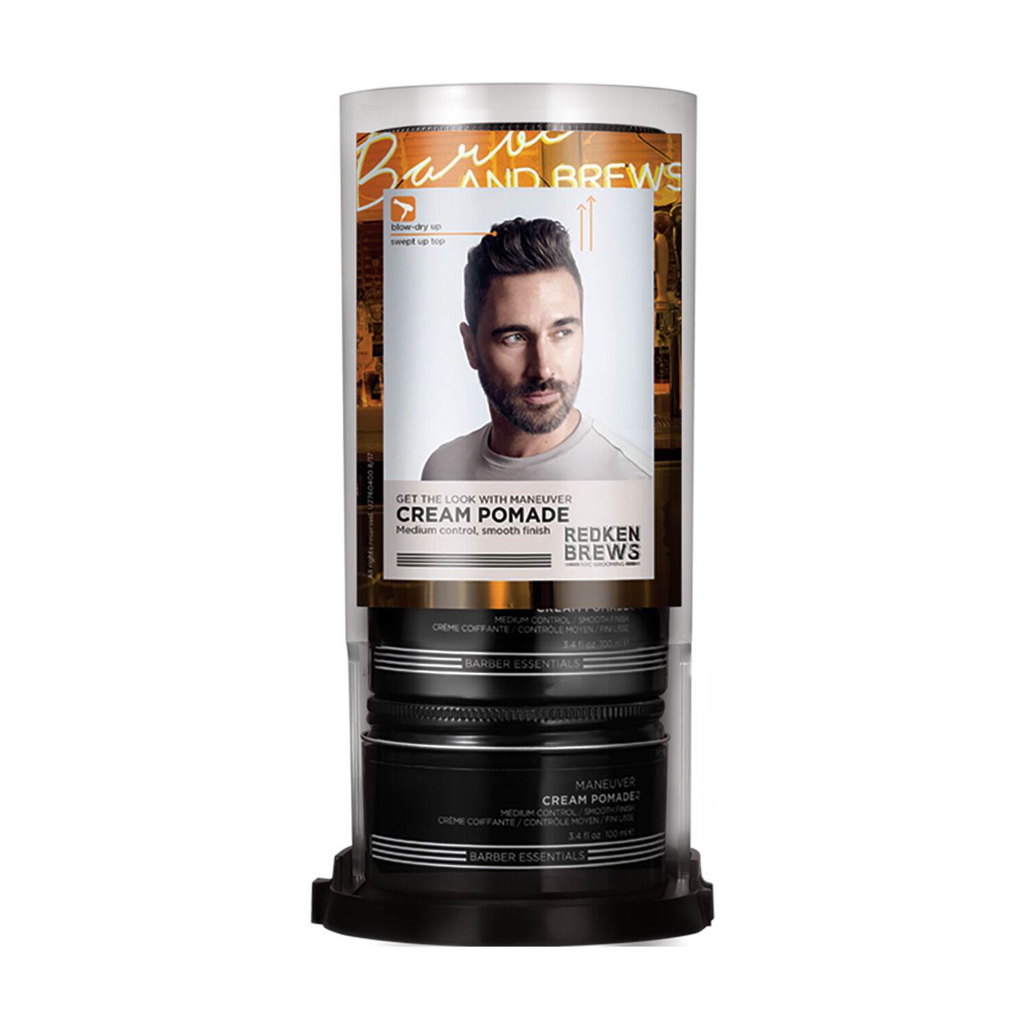 Cream Pomade Puck Feeder