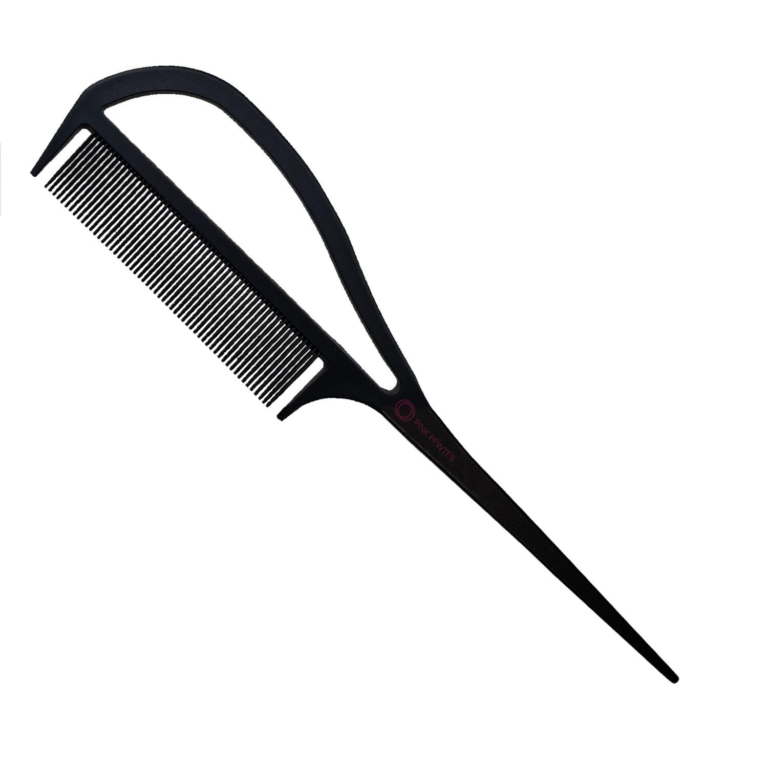 "Never Let Go" Carbon Fibre Color and Styling Comb #1
