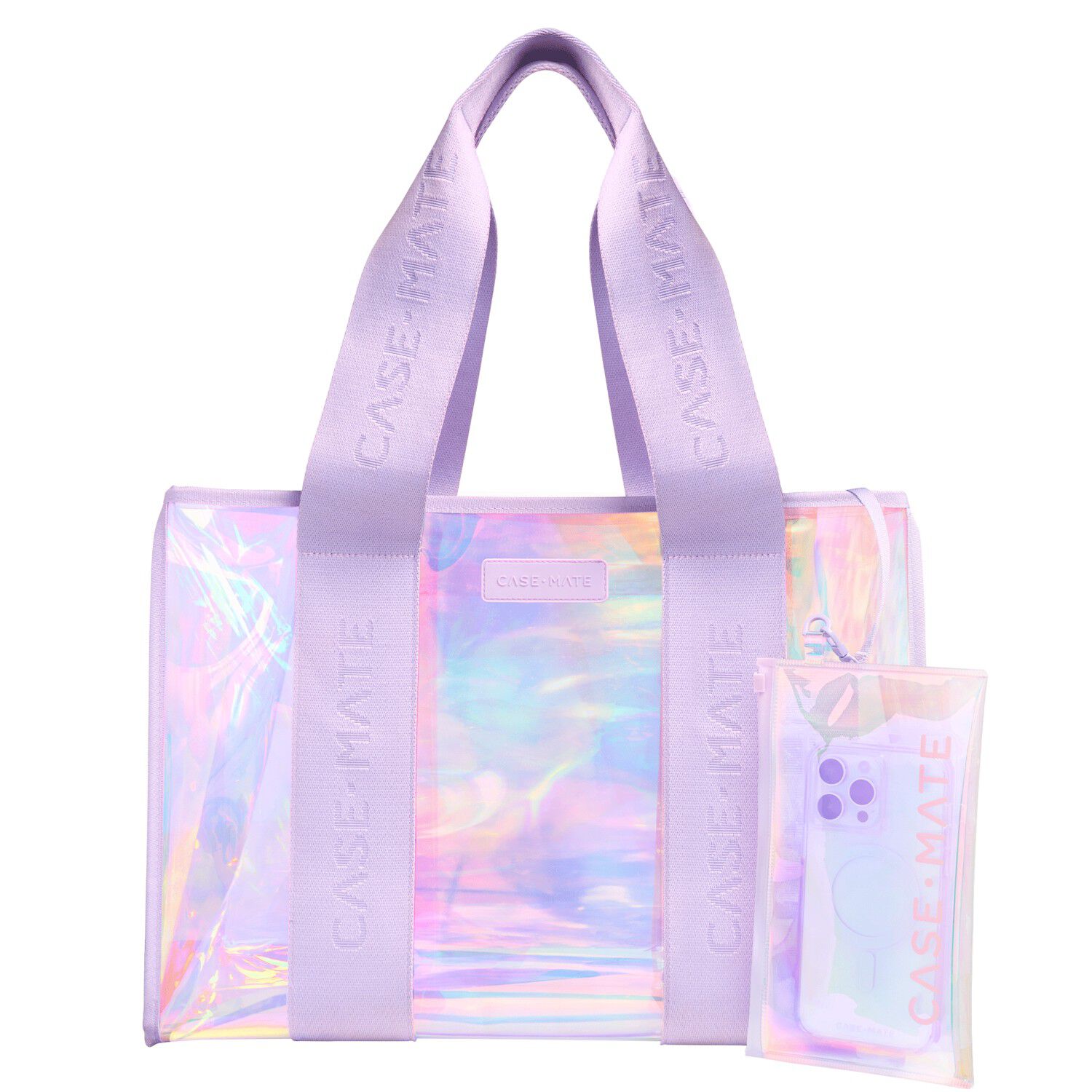 Case-Mate Beach Tote w/ Phone Pouch, Soap Bubble